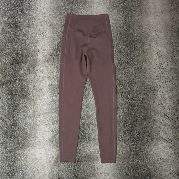 Girlfriend Collective Compressive Pocket Leggings Storm Brown Women's Small - Picture 6 of 10